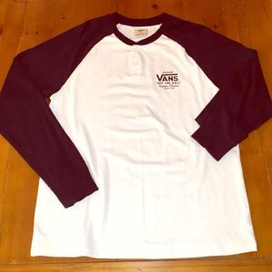 Vans Henley long sleeve raglan t-shirt